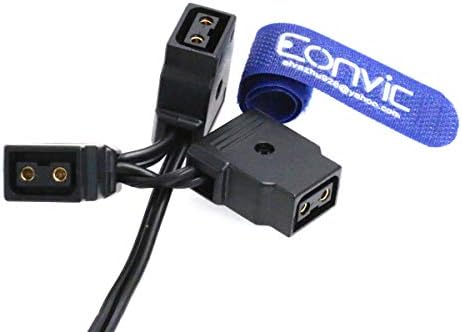 Удлинительный кабел Eonvic D-tap от щепсела до 3 D-Докоснете Контакт, за батерията BMCC Anton V Mount
