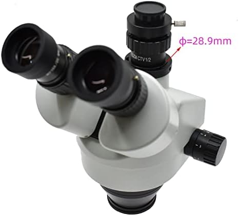 Комплект аксесоари за микроскоп DEIOVR за възрастни, обектив Адаптер 0.5 X C-Mount 1/2 1/3 CTV-Адаптер за Тринокулярного Стереомикроскопа SZM, Аксесоари за камери с Едновременен