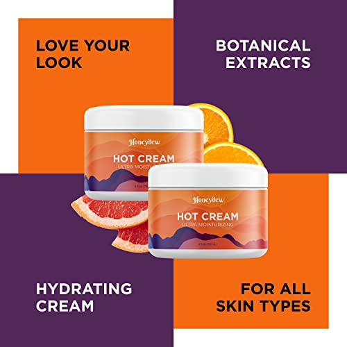 Premium Hot Cream Усилвател на пот - Стягащ Лосион за тяло за жени и мъже-Крем за корекция На целулита - Ултра-Хидратиращ
