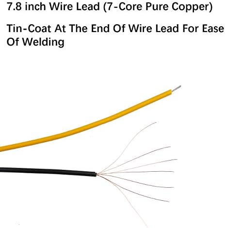 EDGELEC 56 бр. (7 цвята x 8 бр.) 12-Вольтовые led лампи с предварително свързани диодами постоянен ток 12 В 5 мм, комплект