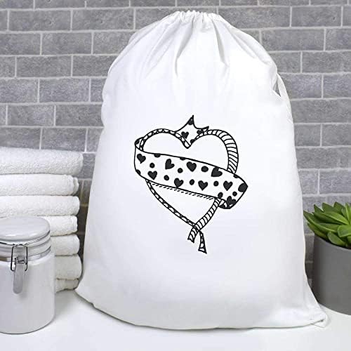 Чанта за дрехи /измиване /за съхранение на Лентата е във формата на сърце около сърцето (LB00023083)