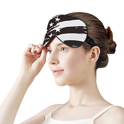 Американският Флаг на САЩ, е Черно-Бяла Маска За Очи За Сън, Сладък Превръзки На Очите, Сенки за очи за Жени, Мъже Подаръци