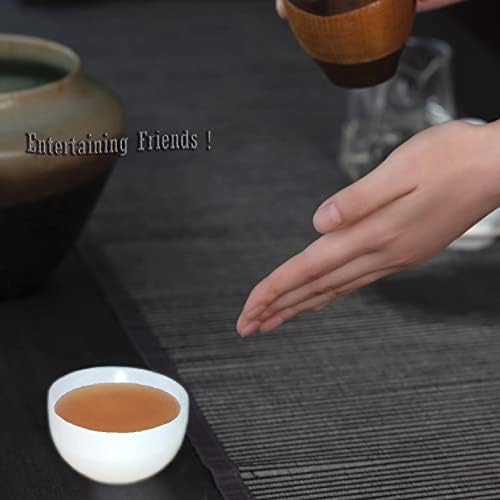 Малки чаши за чай и алкохол LLY, Чаени чаши кунг-фу от естествен нефрит, с Капацитет на една унция от висок Клас подарък