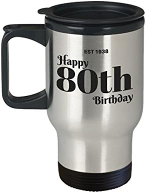 EST 1938 Идея за подарък на пътна чаша с 80-годишнината от Рождението на