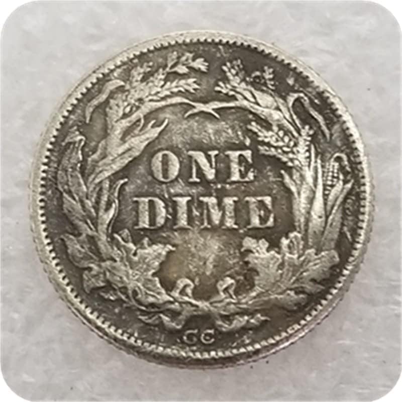 Старинни Занаяти САЩ 1871/1874-CC Чуждестранни Възпоменателни монети, Сребърни Долара, Издаден на Случаен принцип
