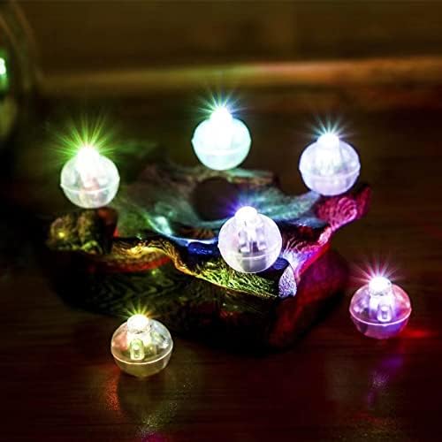MaoTopCom 20PCS LED Мини Кръгли Топки Фенери, Хартиени Фенери на Батерии, Балони, Крушки за Великденски Яйца, Рожден