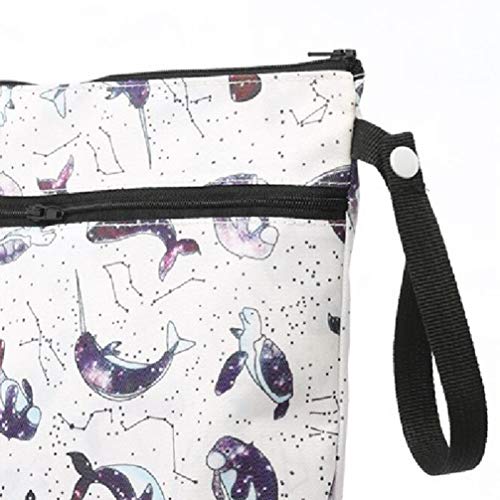 Чанта за влажни сушене филтър памперси TOYANDONA, Водоустойчив и Множество чанта-органайзер за бебешки пелени с размер