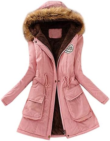 Палто големи размери за жените, Класически Плажна палто с Дълъг ръкав, Дамски Зимни Отворена Яке С качулка, Однотонная