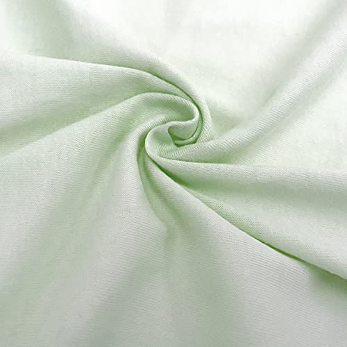 TL Care 2 Опаковки Плетиво кърпи от памук Value Jersey Хипита за Стандартни легла и матраци за деца, Celery, за