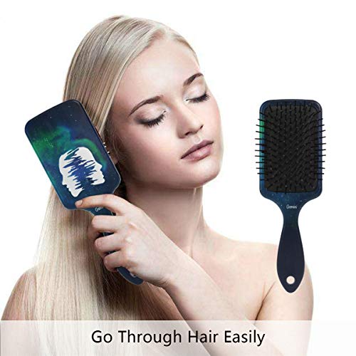 Четка за коса на въздушна възглавница Vipsk, Пластмасов за Боядисана Джемини, Подходящ за добър масаж и антистатични