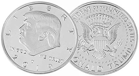 Комплект дръжки ТЪРГОВСКИ Център - Сребърна Монета, Доналд Дж. Тръмп Запазване на Америка Монета Голямото предизвикателство, Възпоменателна Монета Американски Ор?