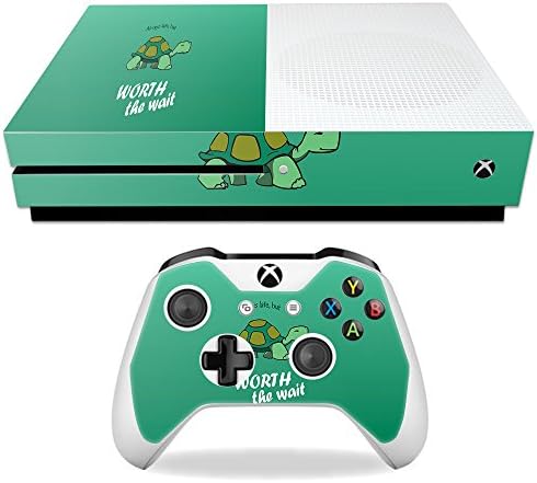 Корица MightySkins, съвместима с Microsoft Xbox One S - Late Turtle | Защитно, здрава и уникална Vinyl стикер | Лесно се нанася, се отстранява и обръща стил | Произведено в САЩ