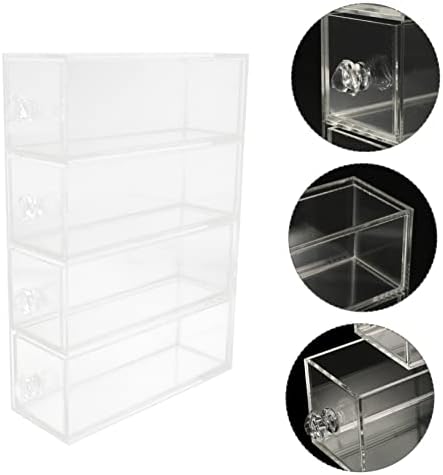 Zerodeko Акрилни Бижута, Кутии за пръстени Канцеларски материали Штабелируемые Прозрачни Спалня за Прозрачно на масата