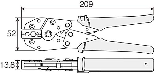 Пресклещи Hozan P-741 (За конектори BNC), Обжимные Клещи за Canare и Tokone (конектор Toyo)