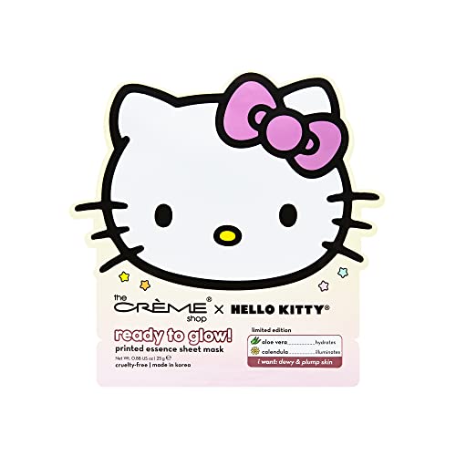 The Crème Shop x Маска-копър с принтом Hello Kitty Ready To Glow (3 опаковки)