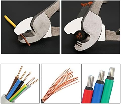 IEASEqz Инженерни Клещи За рязане на Електрозахранване Клещи С Голяма Скоба За рязане на кабел Диагонални Клещи За източване на кабели Инструменти за ремонт (Размер: 16