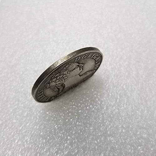 Старинни Занаяти 1743 Австрийската Месинг Сребърно Покритие Стар Сребърен Долар Сребърни Монети #130