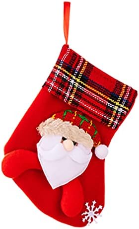 NSQFKALL Дълги Чорапи, Чорапи с шоколадови бонбони, Коледни Украси за дома За празник, Украса за Коледното парти, Керамични