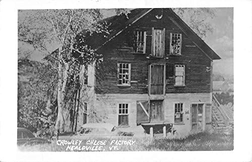 Хилдвилл, Върмонт, Сирене фабрика Кроули, Реална Снимка, Антични Картичка K15431