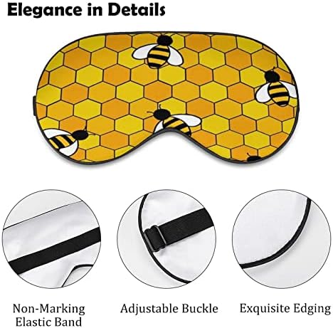Медоносните Пчели Сън Маска За Очи Красиви Превръзки На Очите си Капаци за очи За Мъже Подаръци за Жени