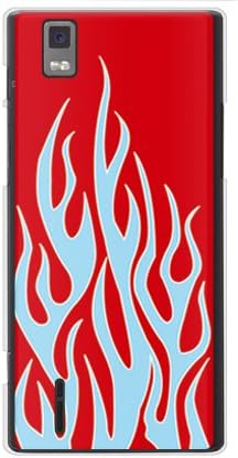 Огнено модел ВТОРА КОЖА Червен x Саксофон-Синьо (мек TPU прозрачен) / за STREAM X GL07S/EMOBILE EHWGL7-TPCL-701-J059
