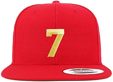Моден Магазин за дрехи, номер 7 бейзболна шапка възстановяване на предишното положение с плоска банкнотой от златни нишки