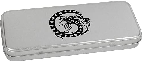 Лидице кутия за канцеларски материали Azeeda 'Oriental Dragon' с метални панти / Кутия за съхранение (TT00192901)