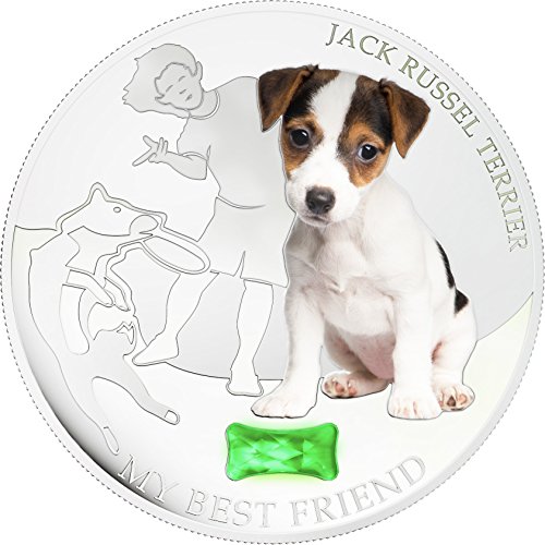 2013 на Фиджи - Кучета и Котки - брой 3 - най-Добрият Ми приятел - Джак Ръсел Териер - 1 унция - Сребърна монета - 2