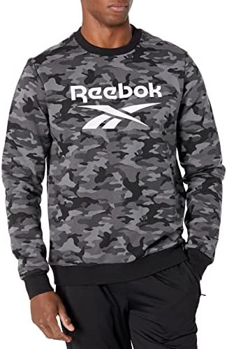 Мъжки hoody с голям логото на Reebok Crewneck Sweatshirt
