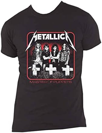Тениска на Metallica 'Vintage Master of Puppets Photo' (Black)