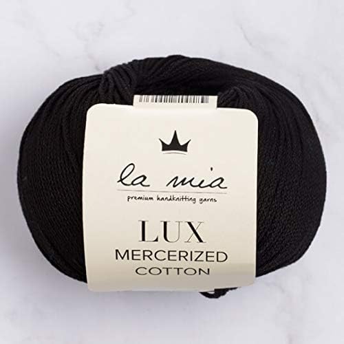 1 Кангал мерсеризованного памук Mia Lux, общо 8,8 грама. памук, всеки по 1,76 унции (50 г) / 150 години (164 м), 2: Светло синьо Fine-Sport - 123