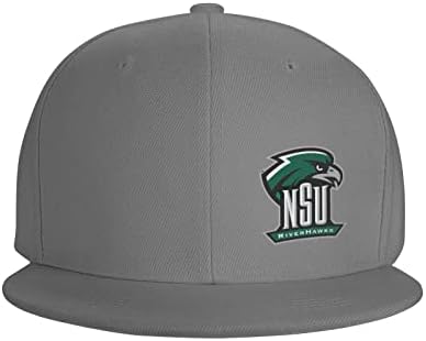 Parndeok Шапки с Логото на североизточен държавен университет за Мъже и Жени, бейзболна шапка с Плоска Периферия, Регулируем