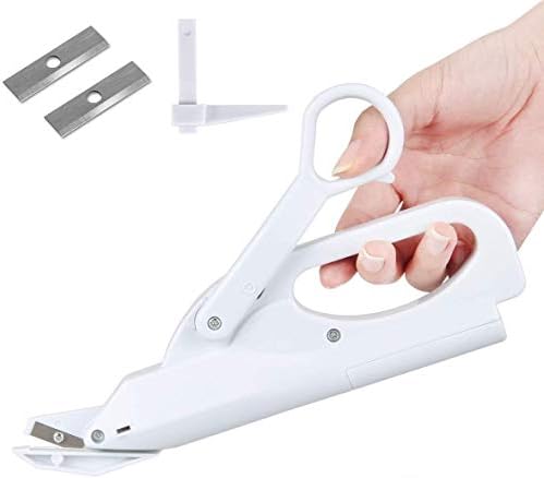 Електрически Ножици, Универсални Домашна Електрическа Ножица за Плат със Защитен превключвател, Ръчни Електрически Ножици