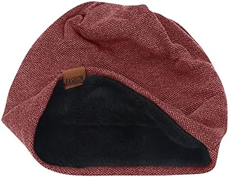 Череп шапки сключване на канала шапка модни студена вязаная топла шапка хеджиране шапки череп кадифе всичко - плюс шапки,