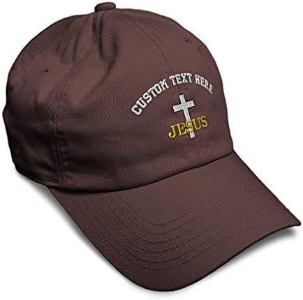 Мека бейзболна шапка с християнски кръст, бродерия на Исус-изкупителя, памучни шапки за татко-спасител за мъже и жени
