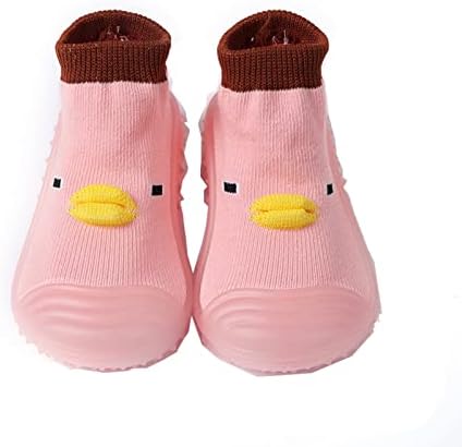 Детски къщи памук чехли карикатура топли домашни чехли за бебета, подредени зимните чехли възли памучни чорапи обувки