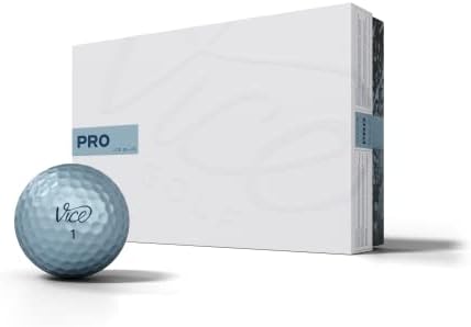 Vice Golf PRO ICE Blue | Особености: гласове уретан от 3 части, максимален контрол, висока скорост на въртене при кратка