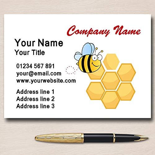 Персонални визитки Honeycomb Bee