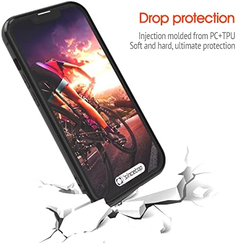 удароустойчив калъф sincetop с адаптер за бързо захващане за iPhone 13 Pro (6,1 ') - най-Бързо прикачване на вашия мобилен телефон към всеки велосипедному креплению / кола на при