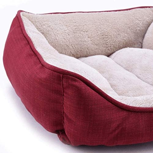 Ортопедично легло за кучета MMAWN, свалящ за мека мебел за почивка (червен) (Размер: 9868 см)