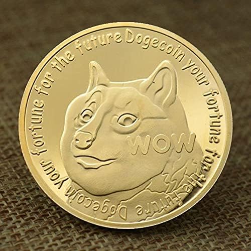 Любима Монета Възпоменателна Монета Shiba-Ин Монета Дожа Монета Позлатените Цвят Виртуална Монета Предизвикателство Монета
