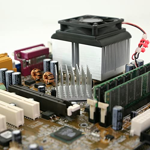 MECCANIXITY 2 Pack M. 2 2280 Nvme SSD Радиаторный Охладител с Термопластичной пълнеж От Алуминиева сплав за лаптоп, 70x22x3 мм, Златни