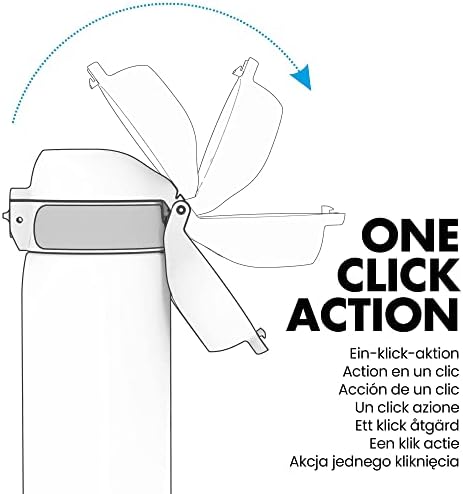 Бутилка за вода Ion8 с двойни стени от неръждаема стомана - Запечатани Бутилка за вода С вакуумна изолация - Подходящ
