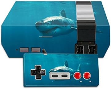 Кожата MightySkins Съвместими с Nintendo NES Classic Edition, амбалажна Капачка, Етикет Skins Shark