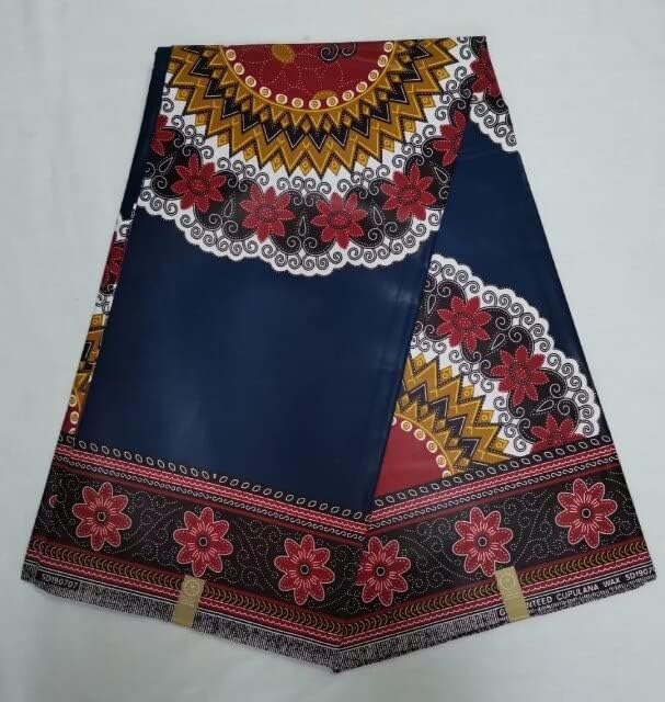 46-47 инча Ширина Истински Африкански Восъчни Разпечатки Полиестерен Плат Восъчни Плат в стил Анкара Текстил за Рокли