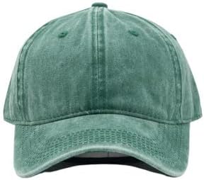 Однотонная Боядисана Промытая бейзболна шапка От Памук С регулируема Глава За Жени и Мъже