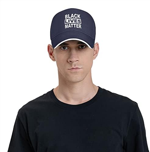 Черна бейзболна шапка Lives Matter За Възрастни, Дамски бейзболна шапка, Регулируем Мъжка бейзболна шапка за шофьори