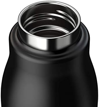 Бутилка за пиене Zoku 750 мл, Неръждаема стомана, Черен, 8 x 8 x 28,2 см