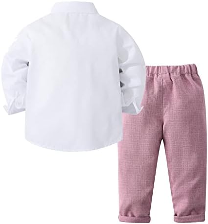 renvena/ Вечерен Костюм от 3 теми, папийонка, Рокля-Риза с дълги ръкави + Смокинг, Жилетка + Панталони, Комплект За Малки Момчета и Бебета
