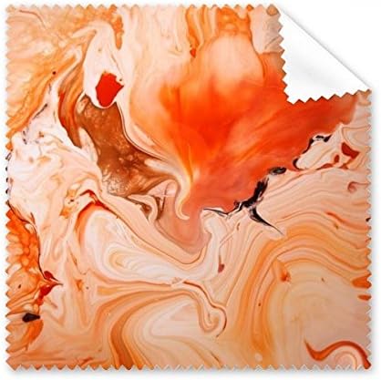 Оранжев Бял Мрамор в Модерен Модел Кърпа За Почистване на Екрана на Телефона за Пречистване на Точки 5шт